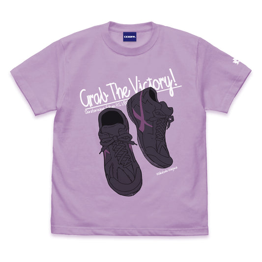 ハイキュー!!_牛島若利シューズ Tシャツ/LIGHT PURPLE-