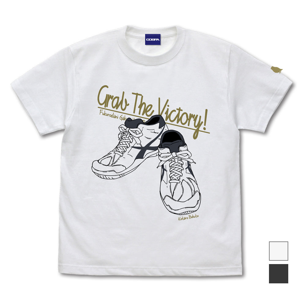 ハイキュー!!_木兎光太郎シューズ Tシャツ/WHITE-