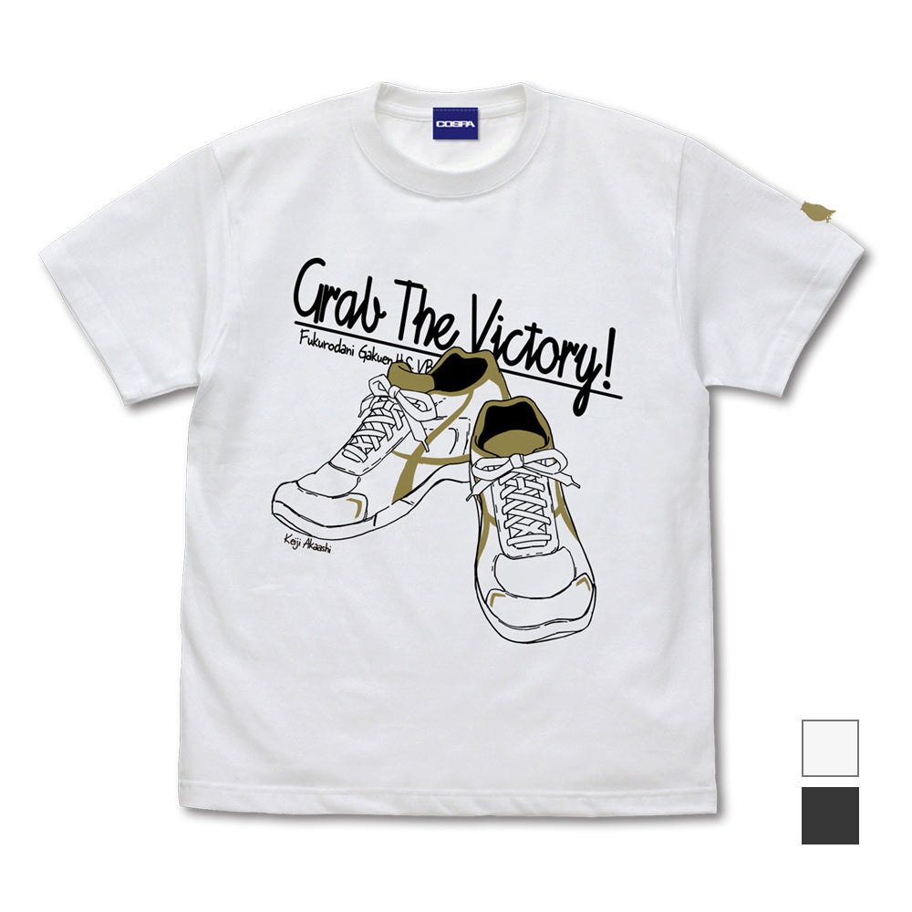 ハイキュー!!_赤葦京治シューズ Tシャツ/WHITE-
