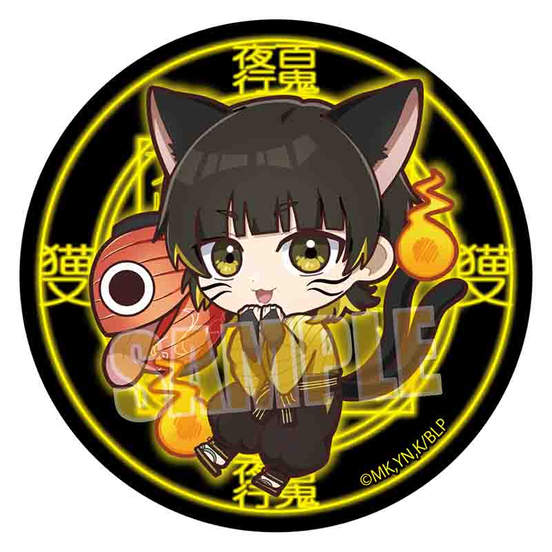 ブルーロック_缶バッジ /蜂楽 廻 百鬼夜行ver.