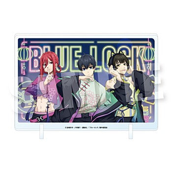 ブルーロック_アクリルビジュアルボード NEONチャイナVer. TypeA:潔世一&蜂楽廻&千切豹馬