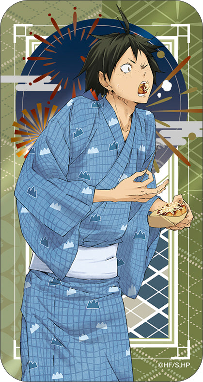 ハイキュー!!_スライド缶ケース（ミニクリップ付き）／山口 忠　浴衣