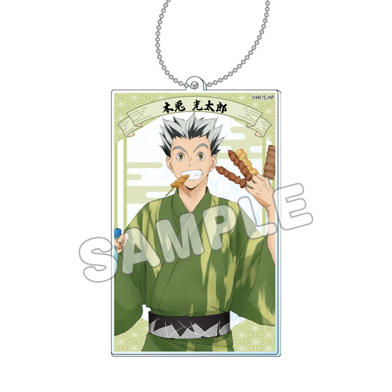 ハイキュー!!_縁日 スクエアアクリルキーホルダー<木兎光太郎>