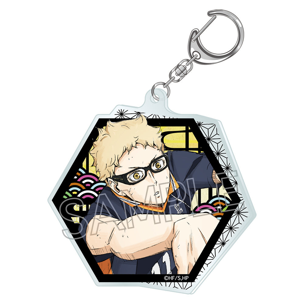 ハイキュー!!_切り絵シリーズ vol.5 アクリルキーホルダー 月島蛍