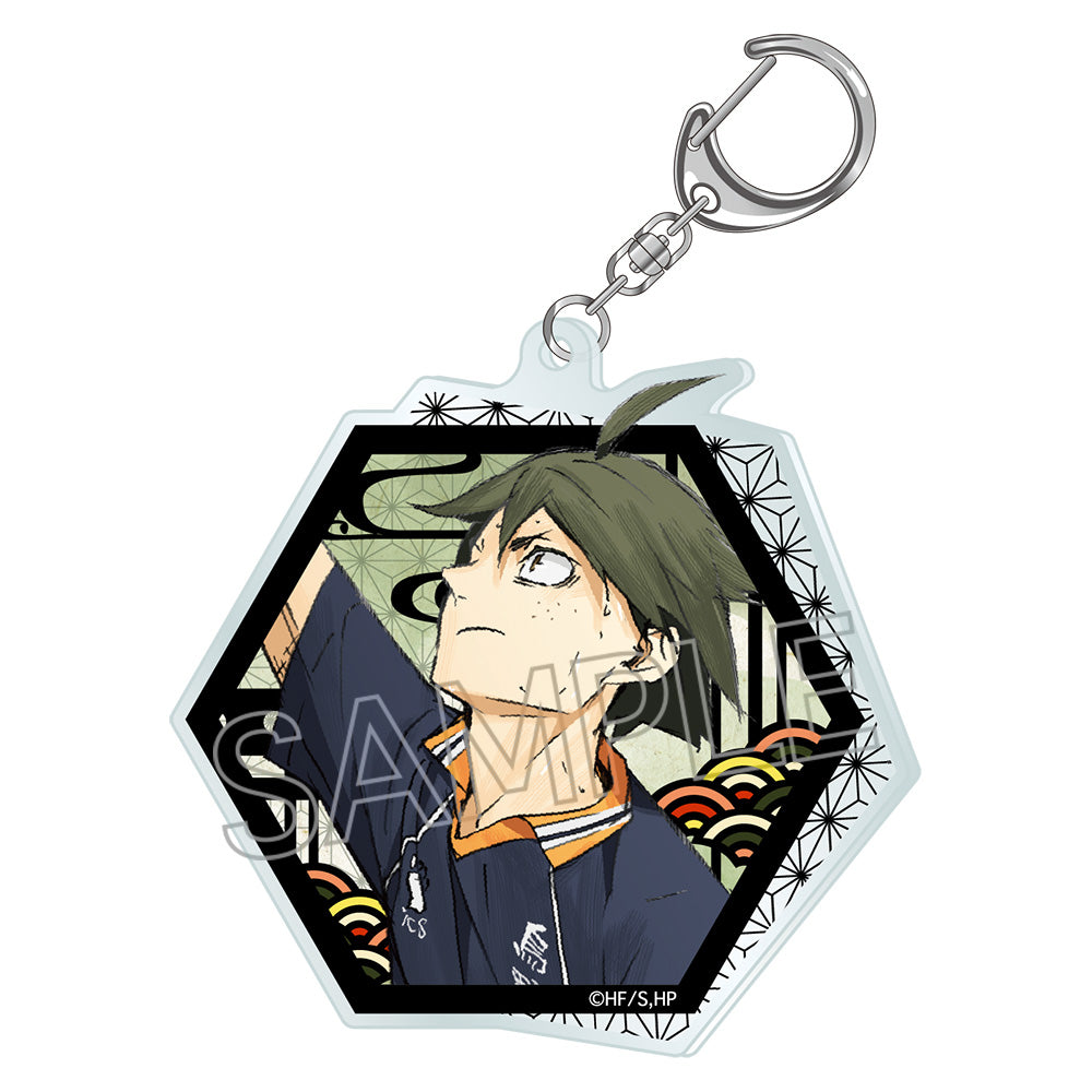 ハイキュー!!_切り絵シリーズ vol.5 アクリルキーホルダー 山口忠