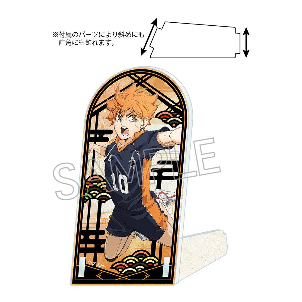ハイキュー!!_切り絵シリーズ vol.5 斜めに飾れるアクリルスタンド 山口忠