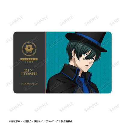 ブルーロック_描き下ろし 糸師 凛 怪盗団ver. 団員証風カード