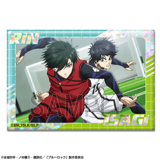 劇場版 ブルーロック -EPISODE 凪-_ホログラム缶バッジ デザイン36(潔 世一&糸師 凛)