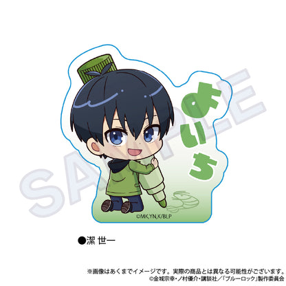 ブルーロック_アクリルブロック  おえかきっちょver.  潔 世一