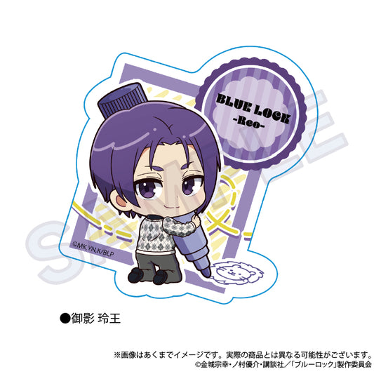 ブルーロック_ステッカー  おえかきっちょver.  御影 玲王