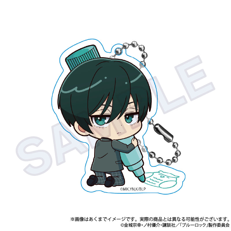 ブルーロック_トレーディングミニキャラアクリルキーホルダー おえかきっちょver.　【BOX／8個入り】