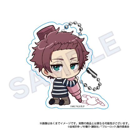 ブルーロック_トレーディングミニキャラアクリルキーホルダー おえかきっちょver.　【BOX／8個入り】