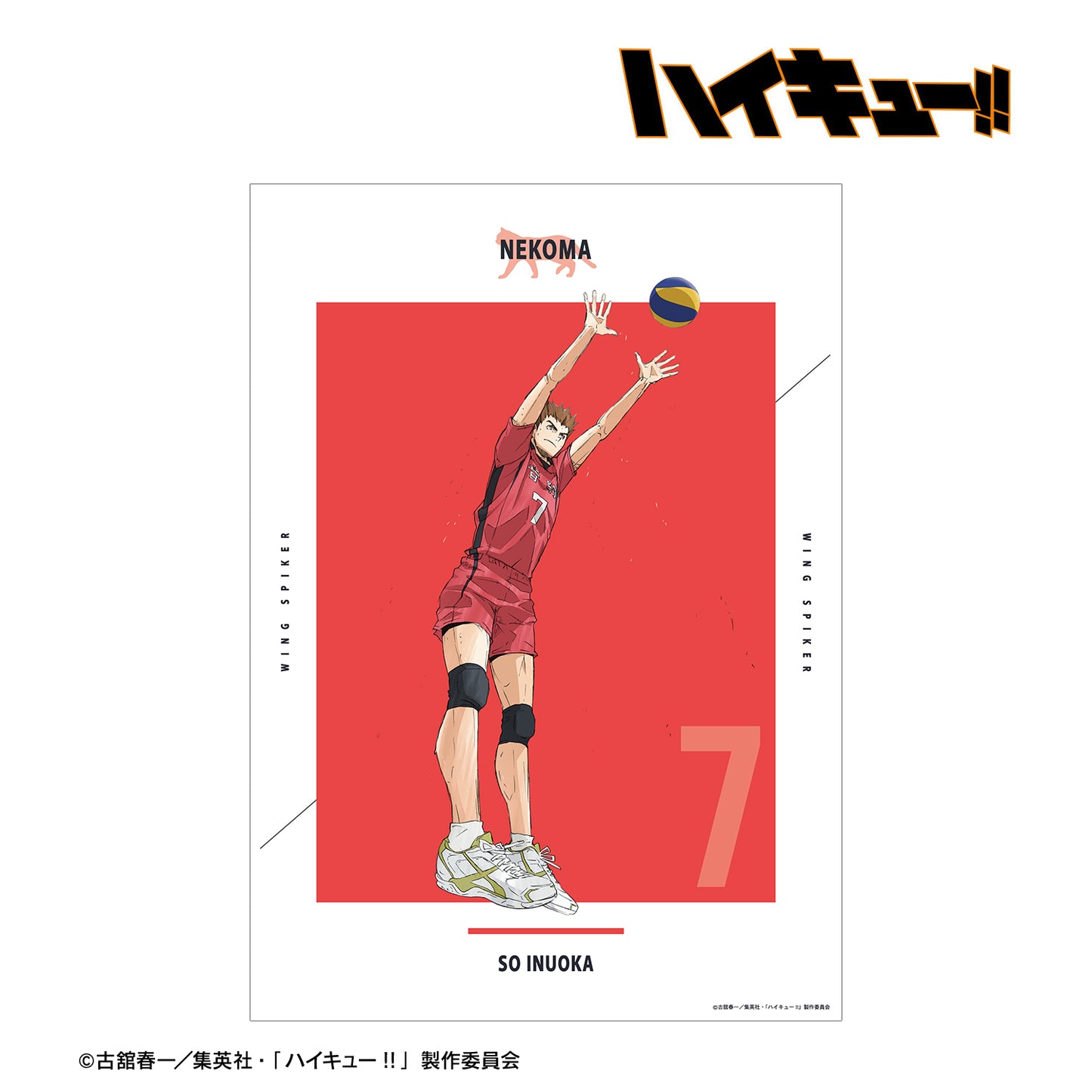 劇場版ハイキュー!! ゴミ捨て場の決戦_犬岡 走 A3マット加工ポスター