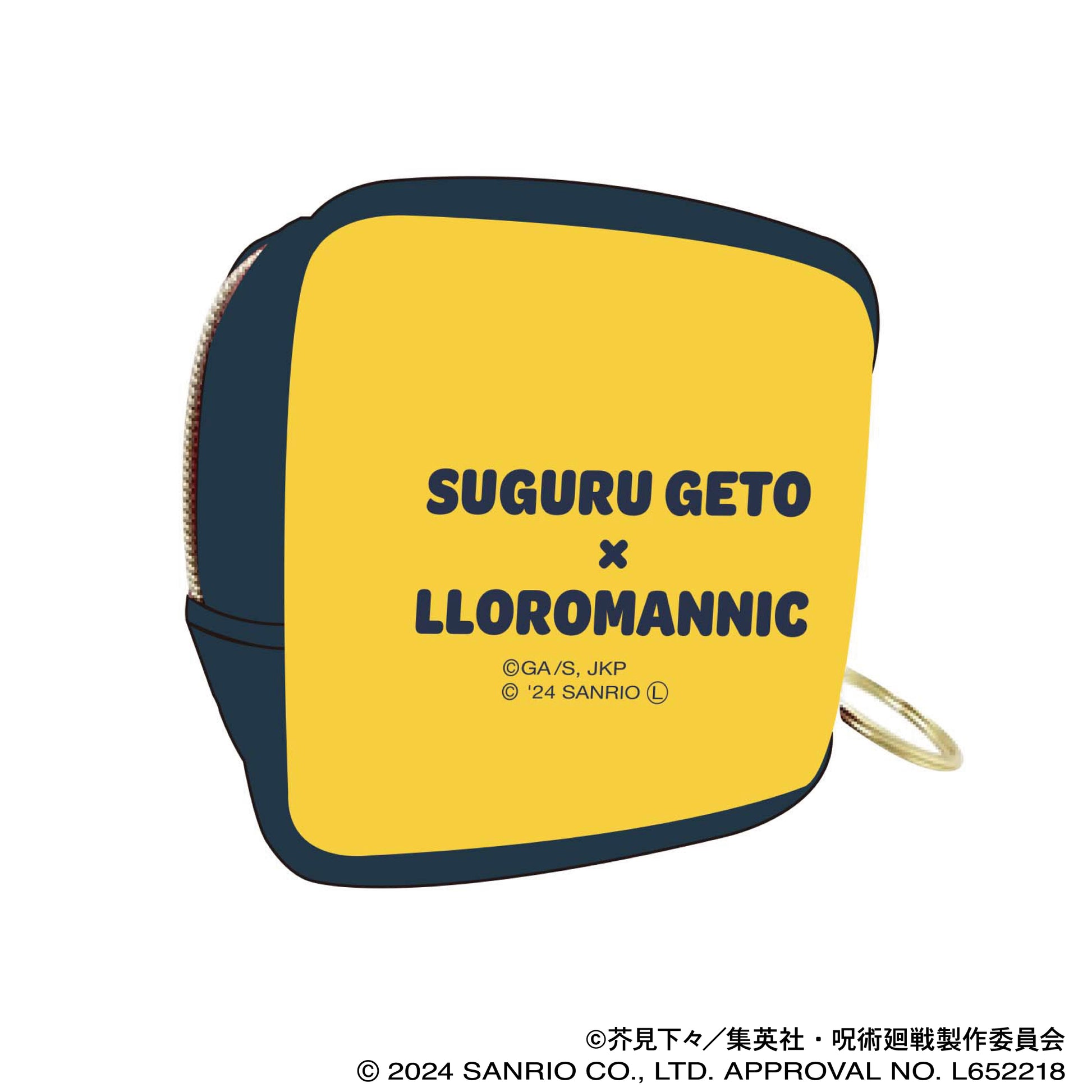 呪術廻戦 第2期_スクエアミニポーチ／夏油 傑×ルロロマニック 呪術廻戦 懐玉・玉折×サンリオキャラクターズ