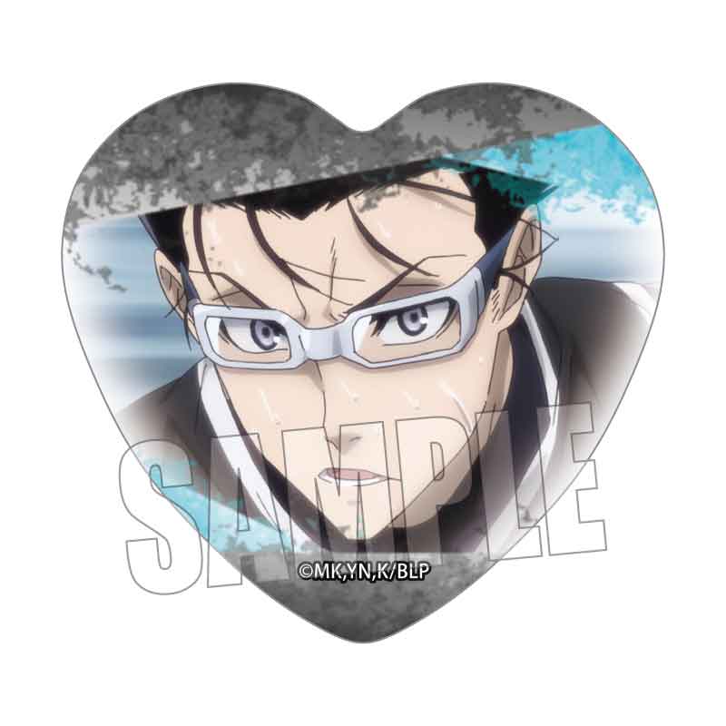 劇場版ブルーロック -EPISODE 凪-_メモリーズハート缶バッジ/剣城 斬鉄A