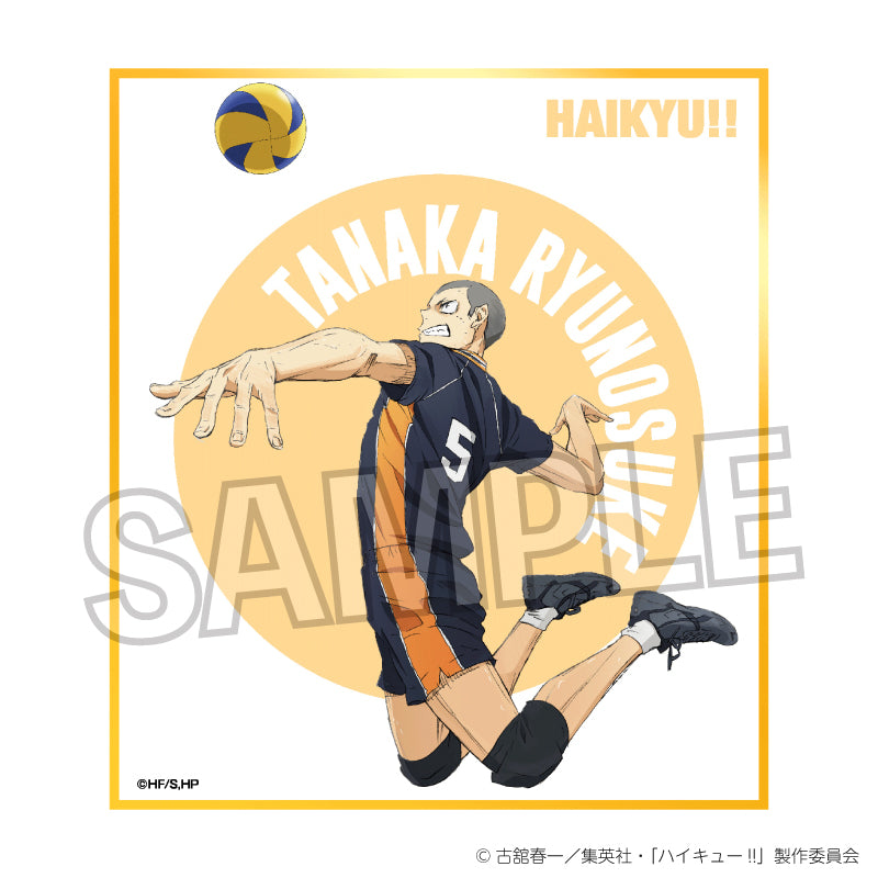 ハイキュー!!_ギラギラ色紙　田中龍之介