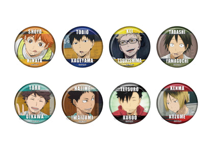 ハイキュー!!_百面相缶バッジ vol.3　【BOX／8個入り】