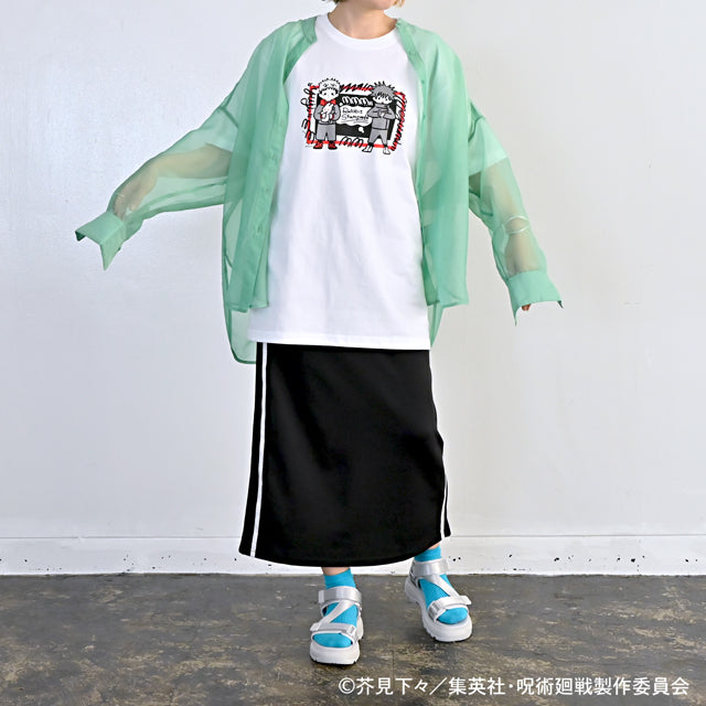 呪術廻戦_ビィズニィズ ビッグTシャツ(脱兎)