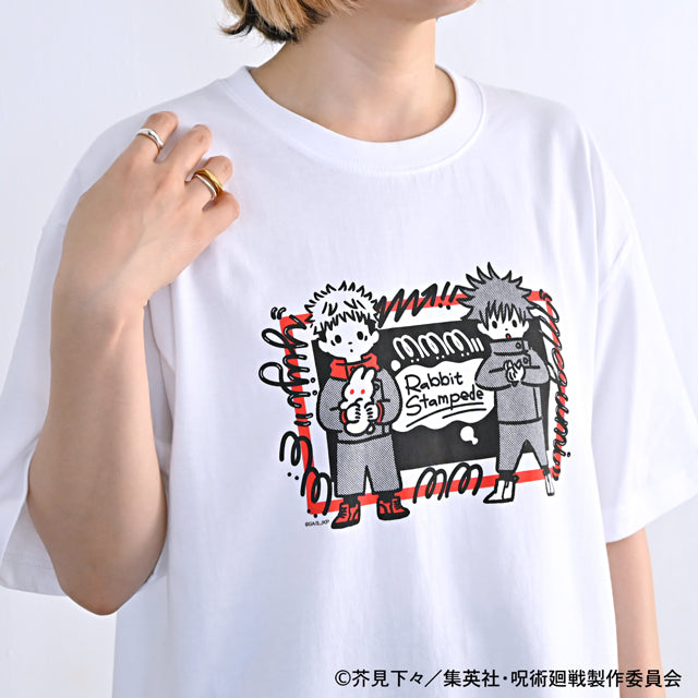 呪術廻戦_ビィズニィズ ビッグTシャツ(脱兎)