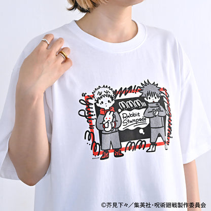 呪術廻戦_ビィズニィズ ビッグTシャツ(脱兎)