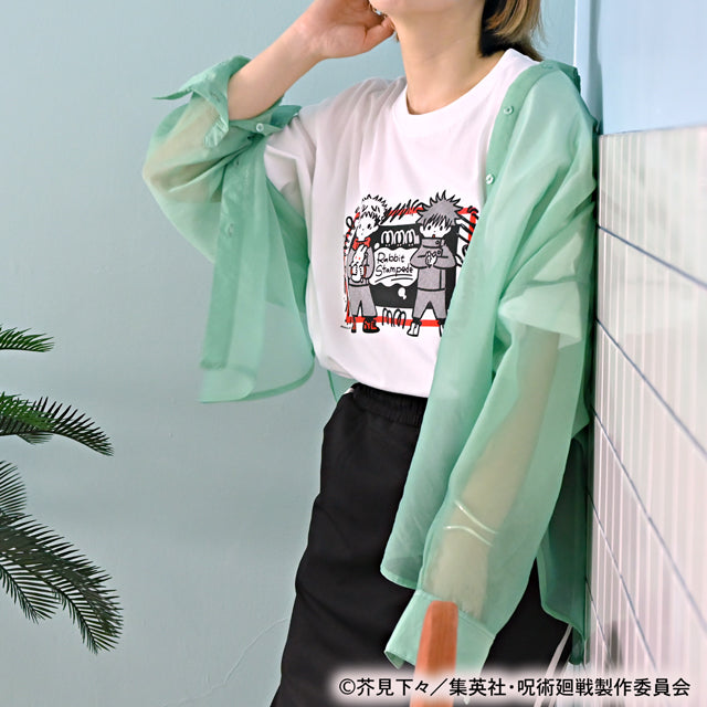 呪術廻戦_ビィズニィズ ビッグTシャツ(脱兎)