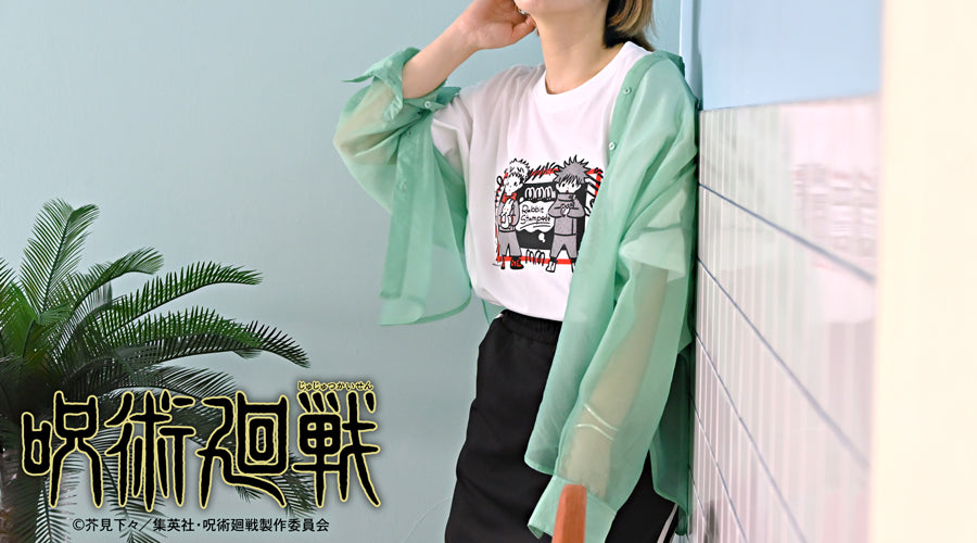 呪術廻戦_ビィズニィズ ビッグTシャツ(脱兎)