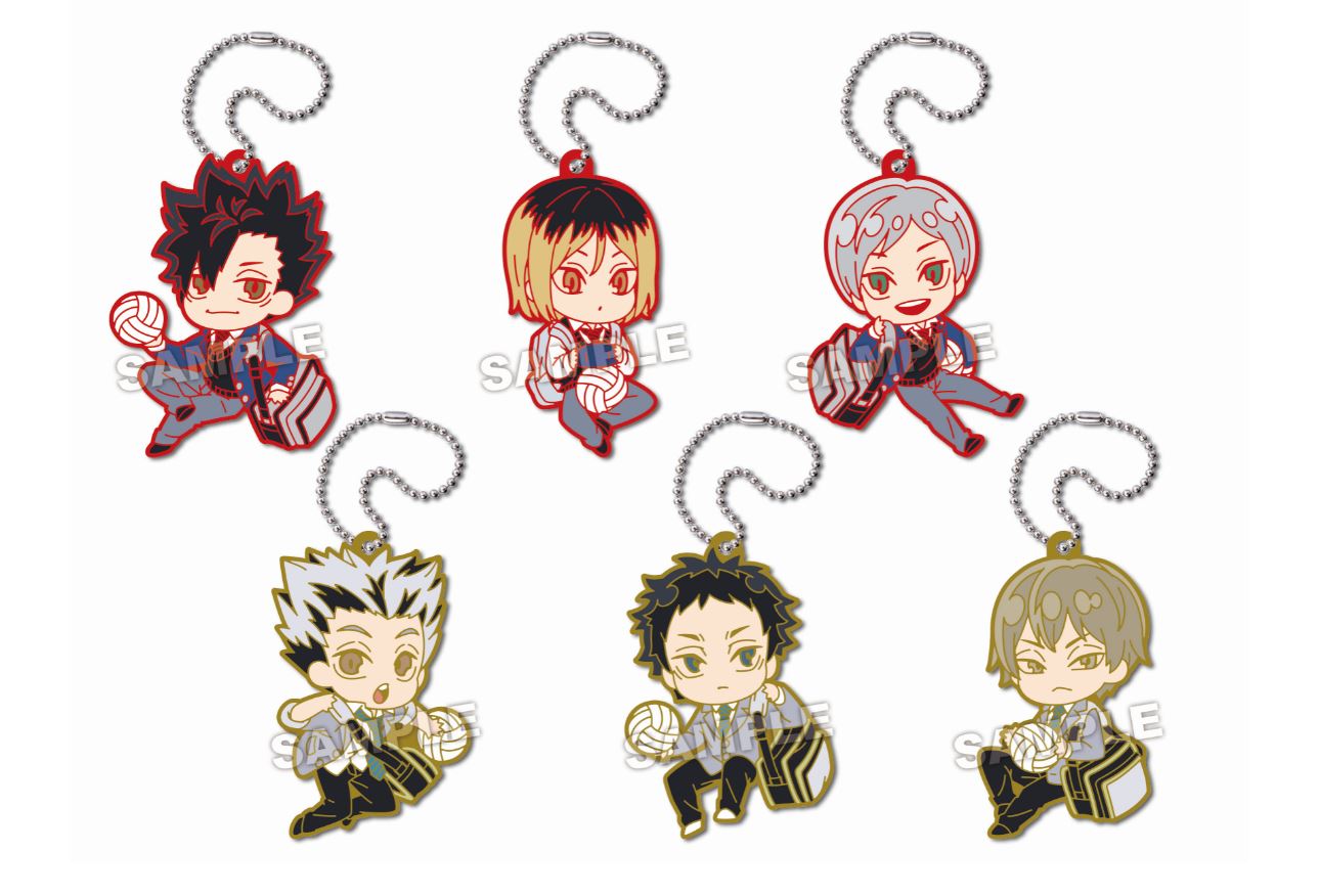 ハイキュー!!_でふぉラバ!ぷらす 音駒高校・梟谷学園高校 キーホルダー【BOX／6個入り】