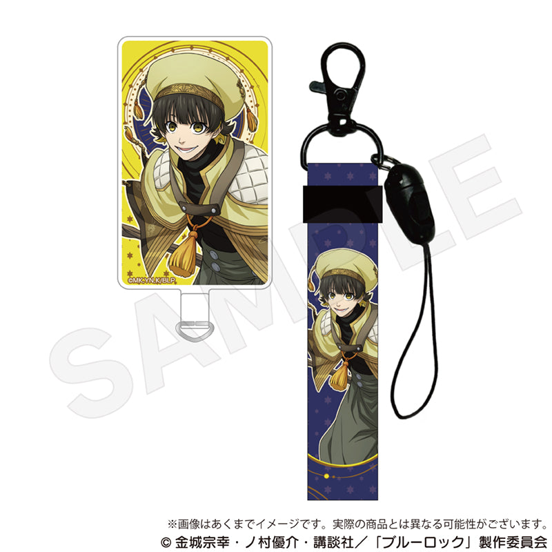 ブルーロック_ストラップ付きフォンタブ 魔法使いver.　蜂楽 廻