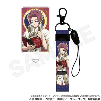 ブルーロック_ストラップ付きフォンタブ 魔法使いver.　糸師 冴