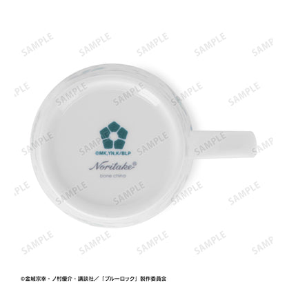 ブルーロック_ノリタケコラボ 潔 世一 フラワーバードデザイン マグカップ