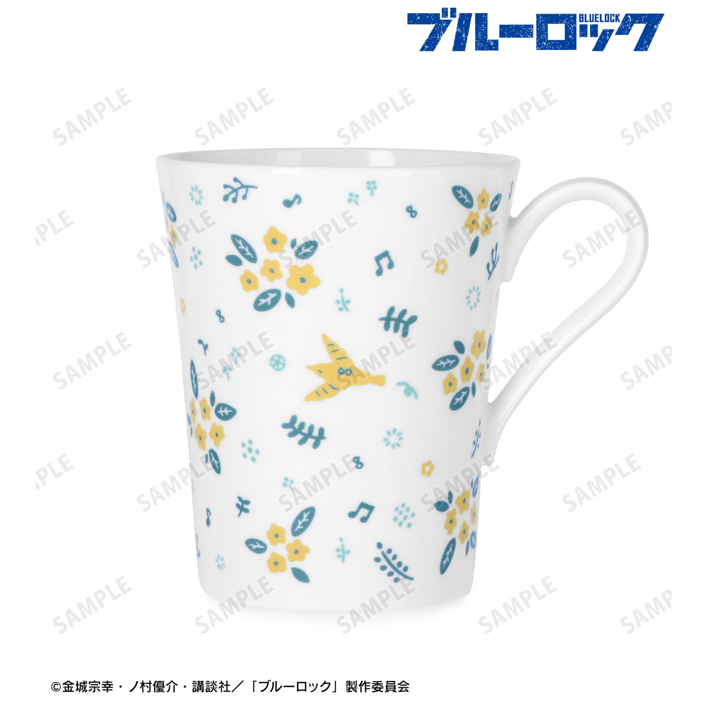 ブルーロック_ノリタケコラボ 蜂楽 廻 フラワーバードデザイン マグカップ