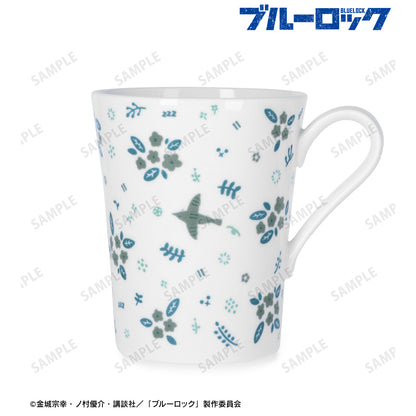 ブルーロック_ノリタケコラボ 凪 誠士郎 フラワーバードデザイン マグカップ