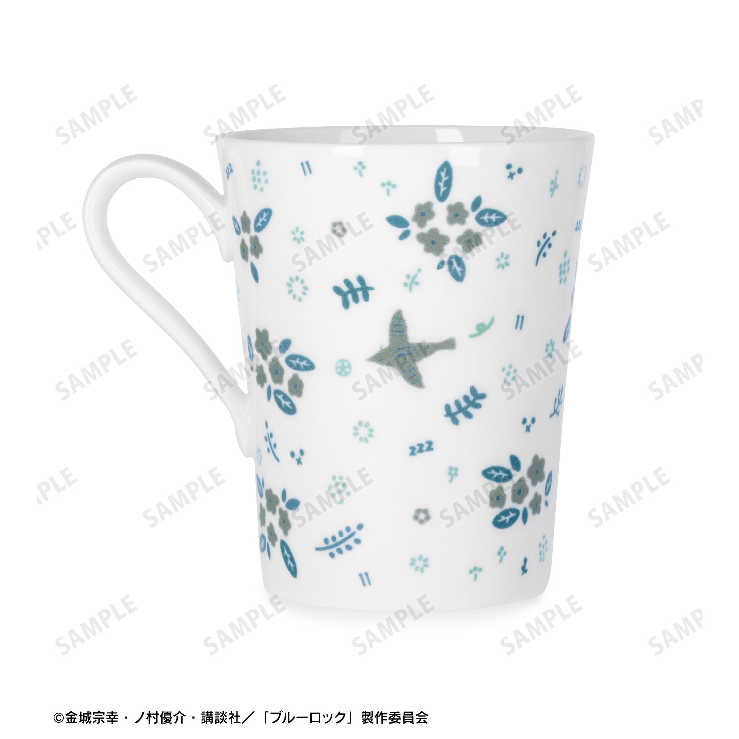 ブルーロック_ノリタケコラボ 凪 誠士郎 フラワーバードデザイン マグカップ