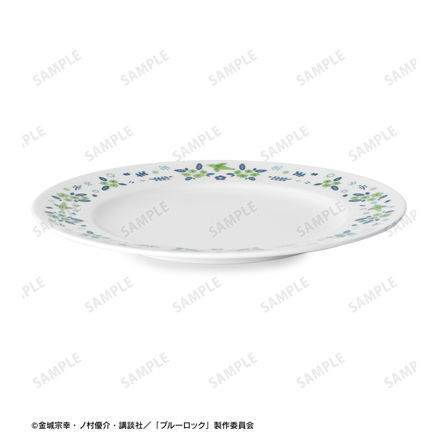 ブルーロック_ノリタケコラボ 潔 世一 フラワーバードデザイン プレート