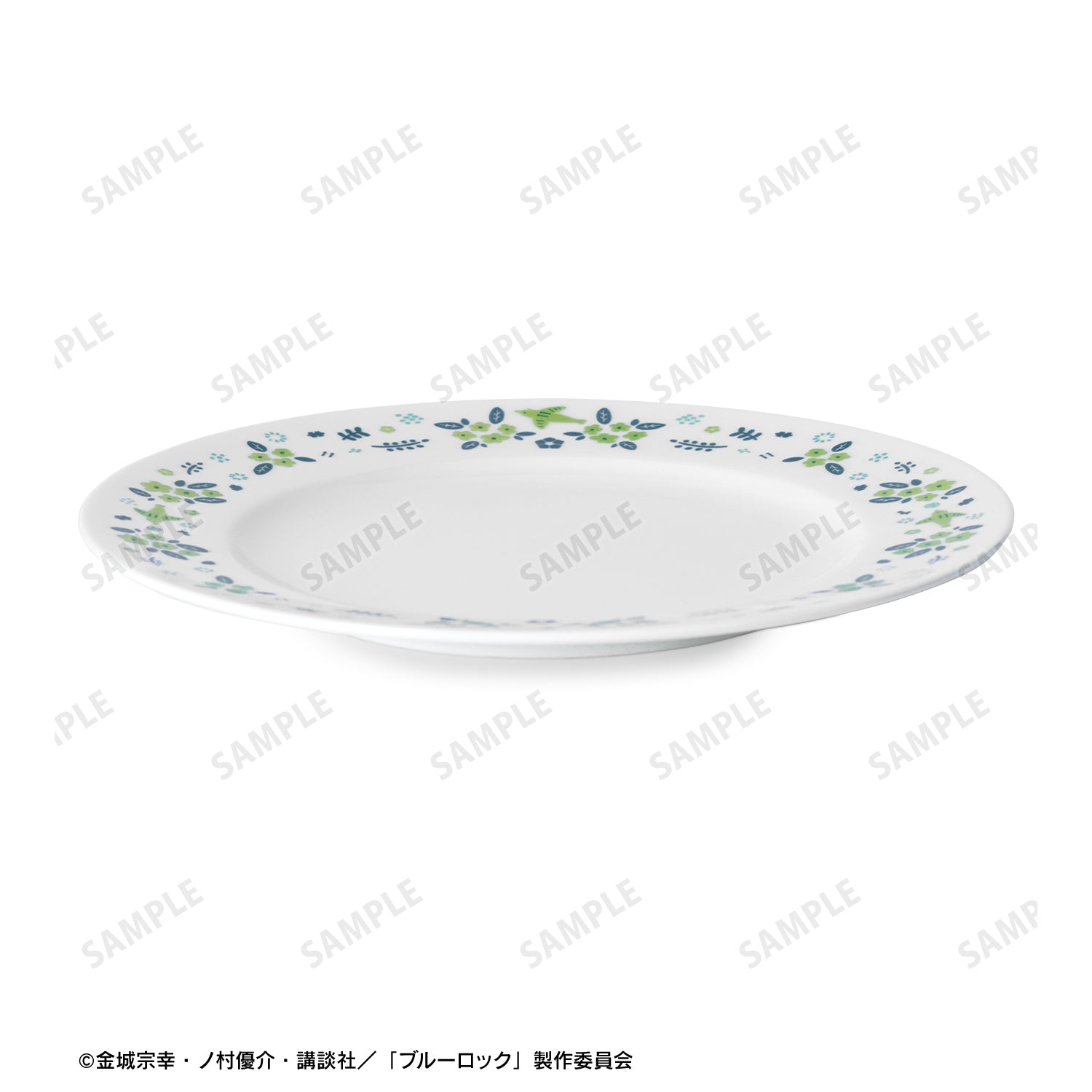 ブルーロック_ノリタケコラボ 潔 世一 フラワーバードデザイン プレート