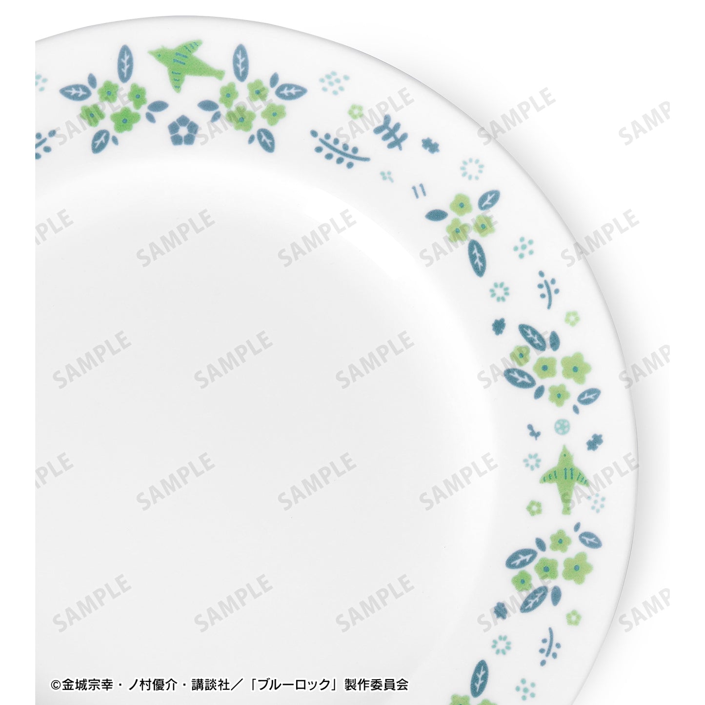 ブルーロック_ノリタケコラボ 潔 世一 フラワーバードデザイン プレート