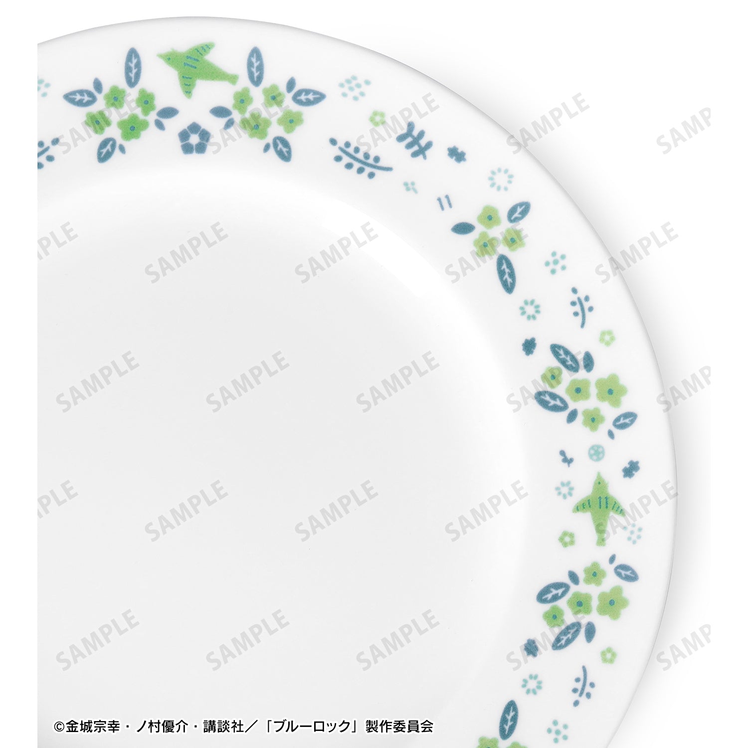 ブルーロック_ノリタケコラボ 潔 世一 フラワーバードデザイン プレート