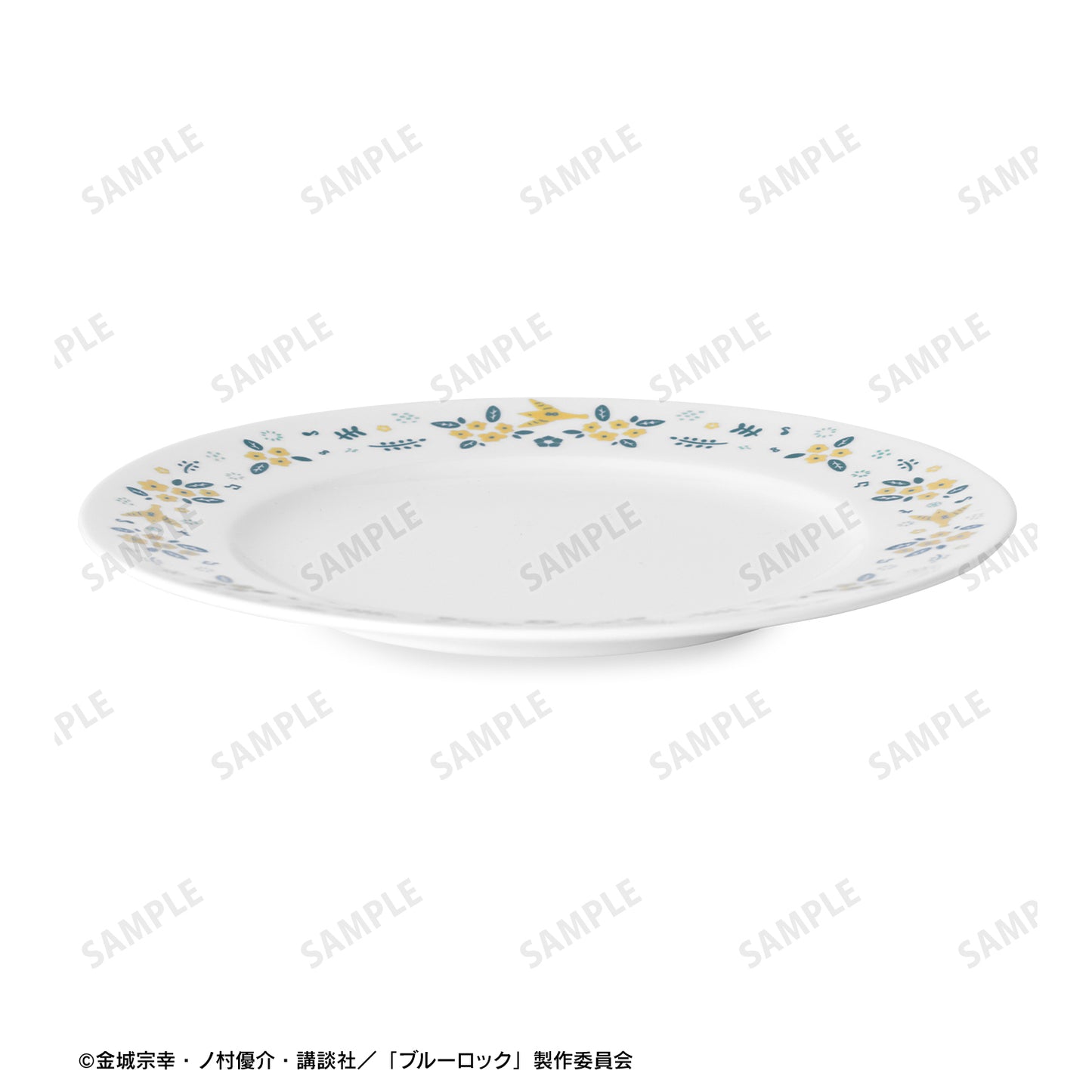 ブルーロック_ノリタケコラボ 蜂楽 廻 フラワーバードデザイン プレート