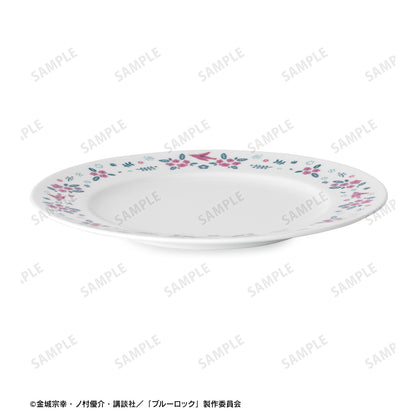 ブルーロック_ノリタケコラボ 千切 豹馬 フラワーバードデザイン プレート