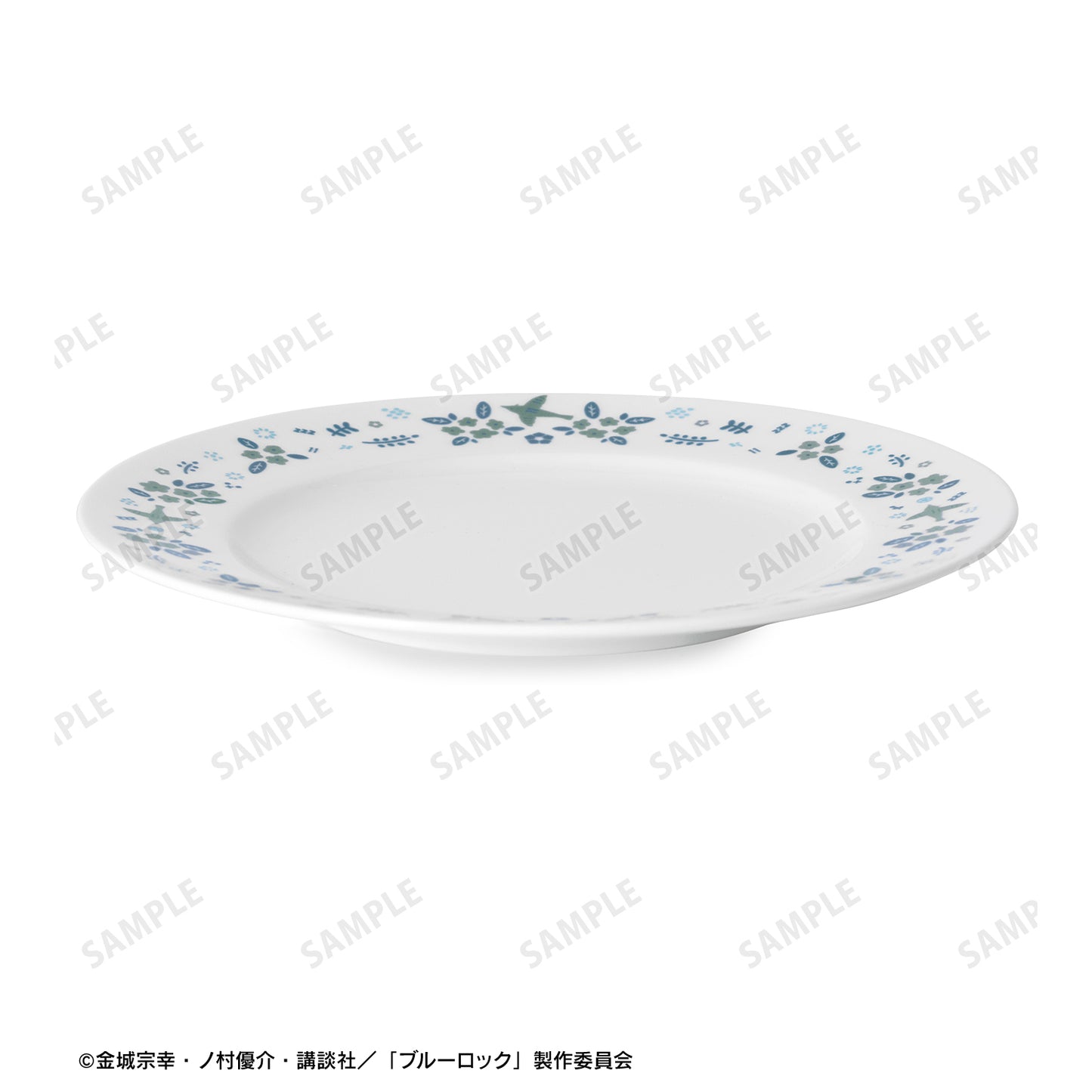 ブルーロック_ノリタケコラボ 凪 誠士郎 フラワーバードデザイン プレート