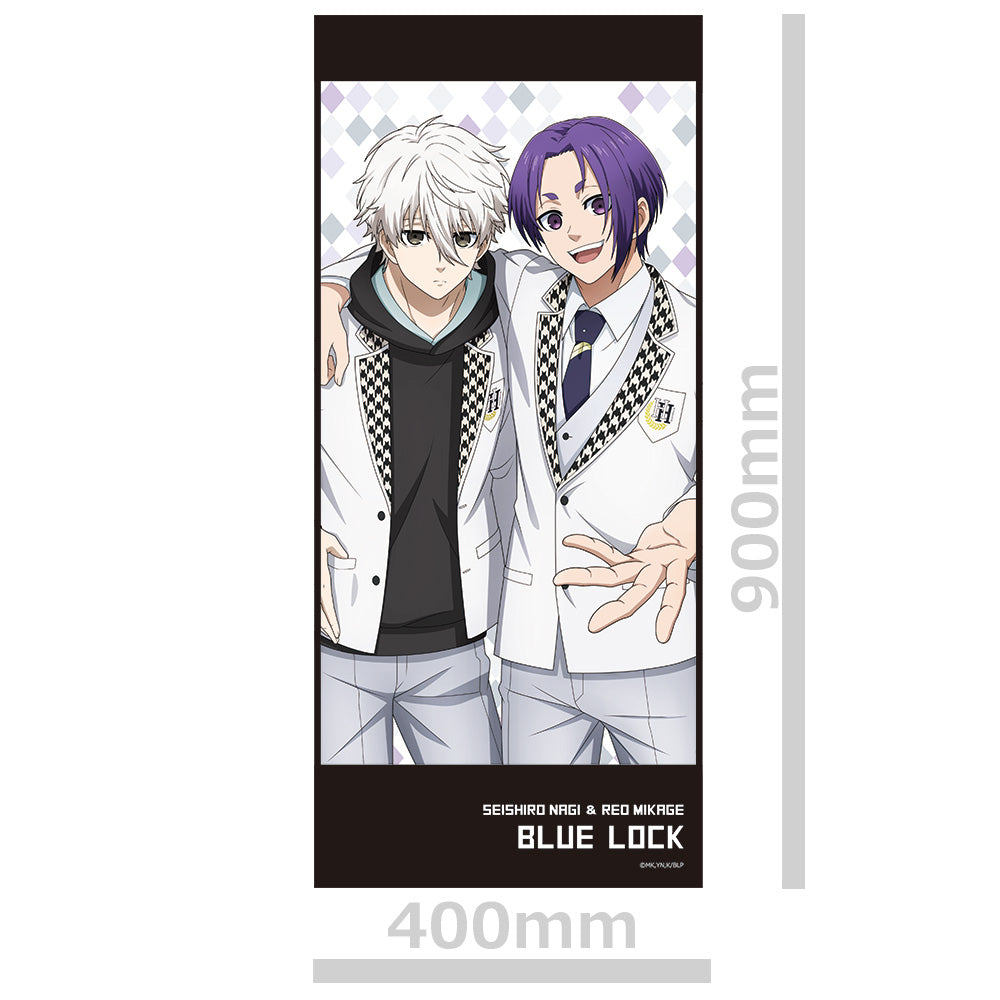 ブルーロック_缶バッジ付キャラクター大判タオルA［凪＆玲王］