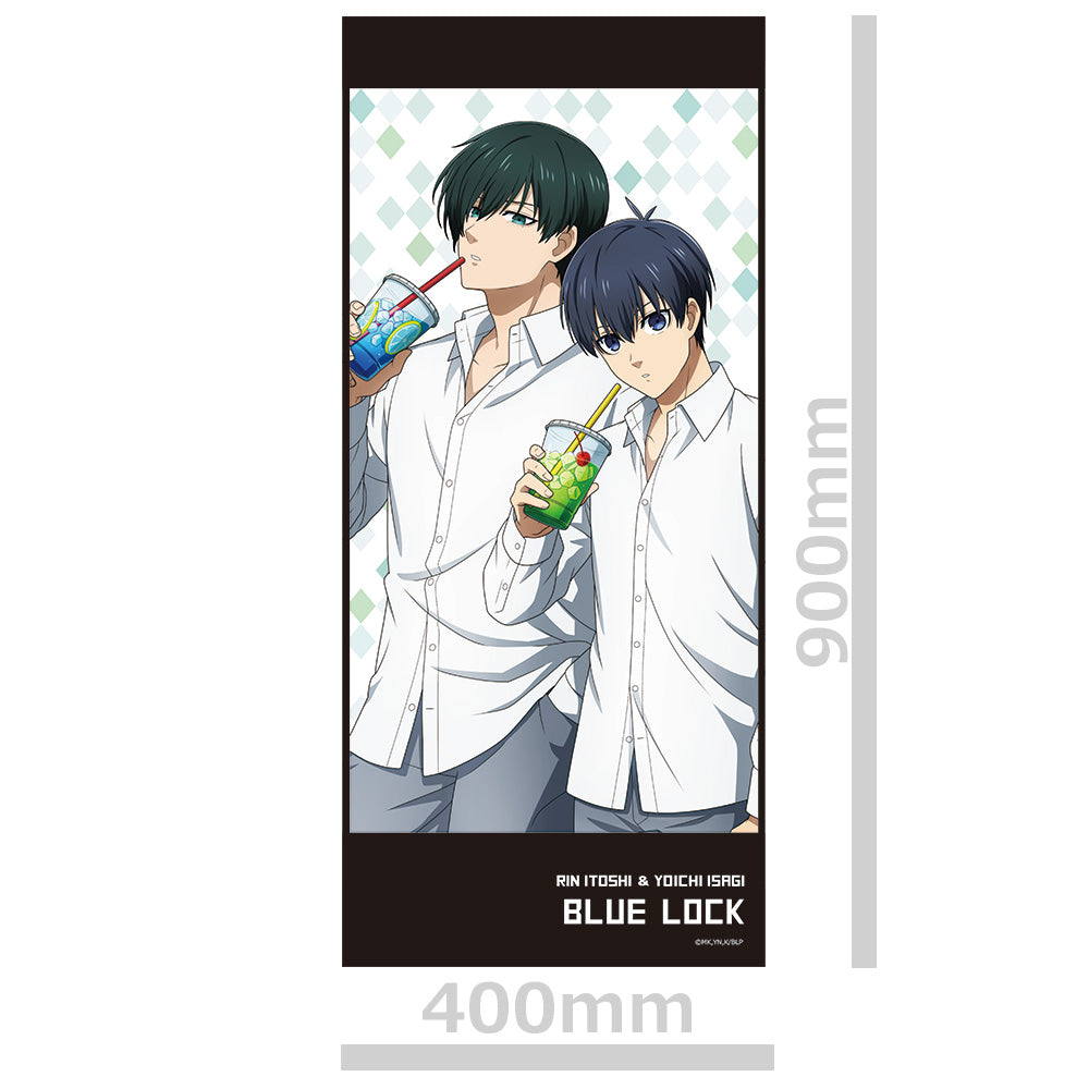 ブルーロック_缶バッジ付キャラクター大判タオルB［潔＆凛］