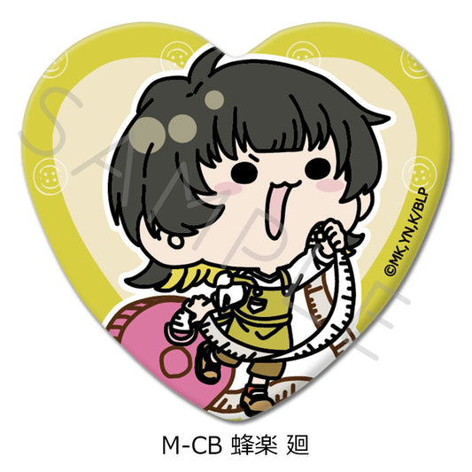 ブルーロック_第6弾 ハート型缶バッジ M-CB 蜂楽廻