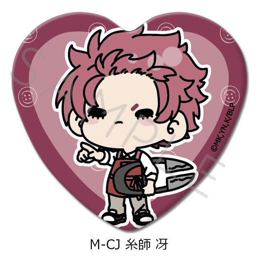 ブルーロック_第6弾 ハート型缶バッジ M-CJ 糸師冴