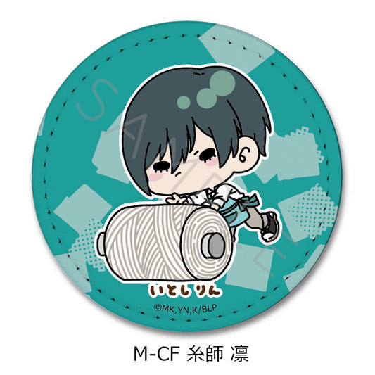 ブルーロック_第6弾 レザーバッジ(丸形) M-CF 糸師凛