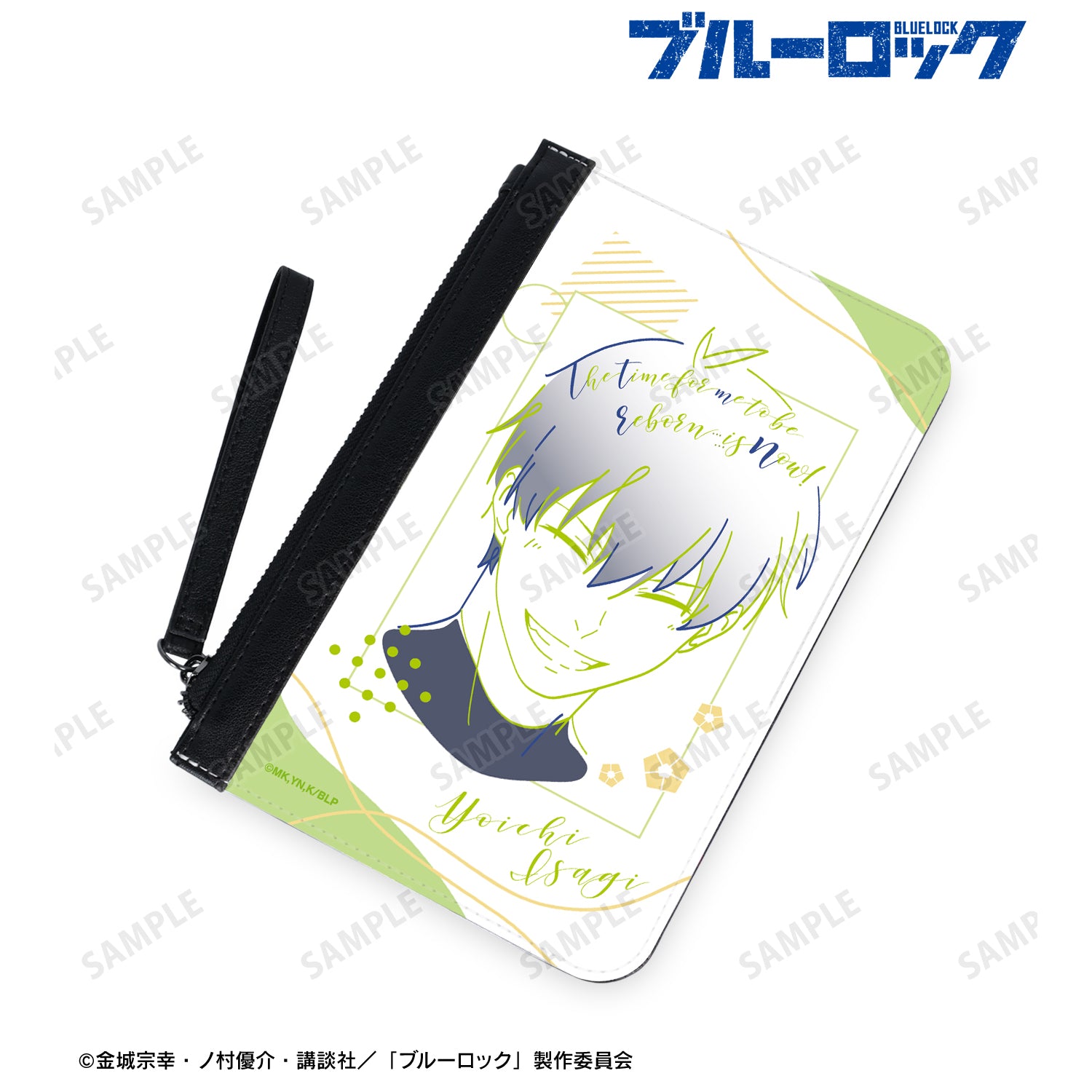 ブルーロック_潔 世一 lette-graph PUレザーフラットポーチ
