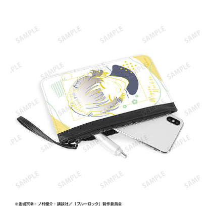 ブルーロック_蜂楽 廻 lette-graph PUレザーフラットポーチ