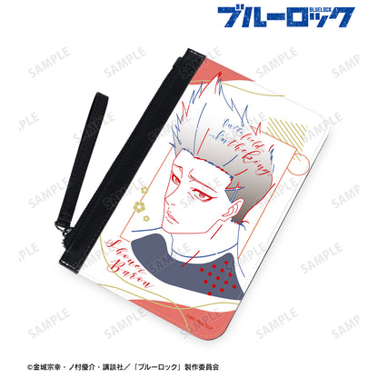 ブルーロック_馬狼 照英 lette-graph PUレザーフラットポーチ