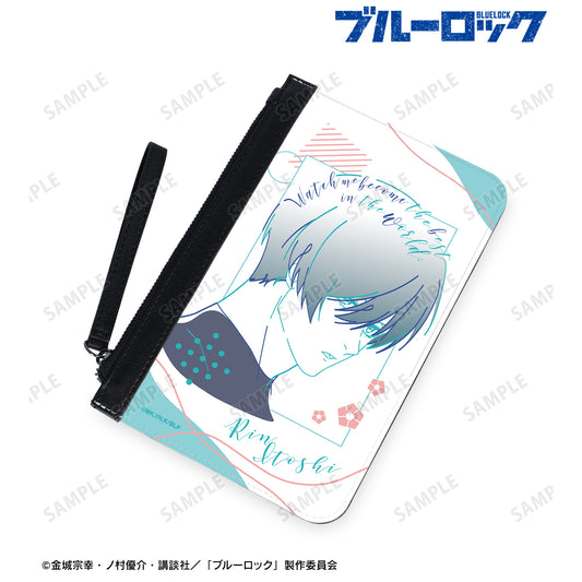 ブルーロック_糸師 凛 lette-graph PUレザーフラットポーチ