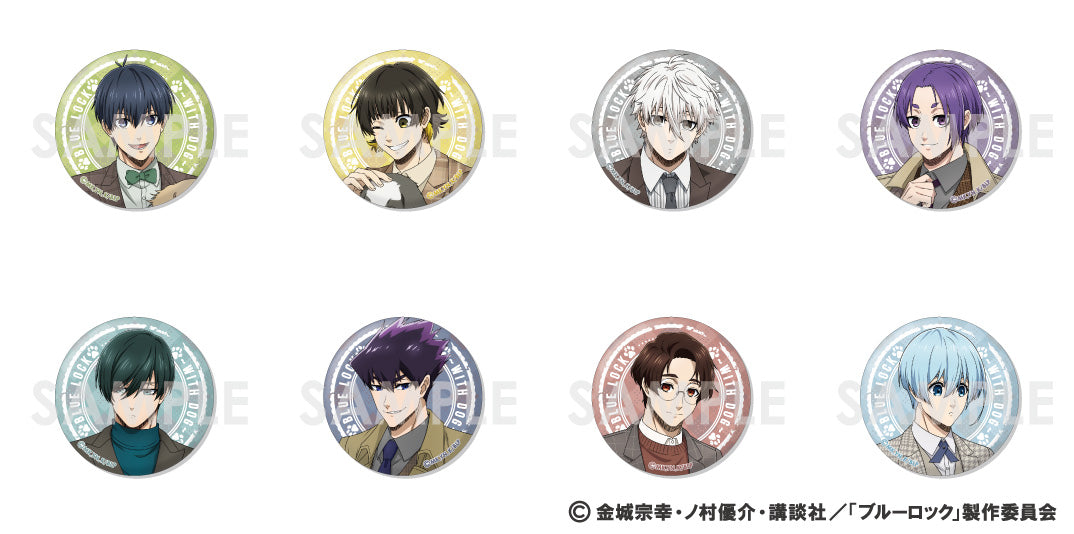 ブルーロック_トレーディング缶バッジ～With Dog～　【BOX／8個入り】【コンプリートBOX】